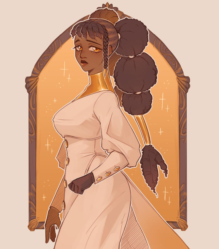 Flat colored sketch